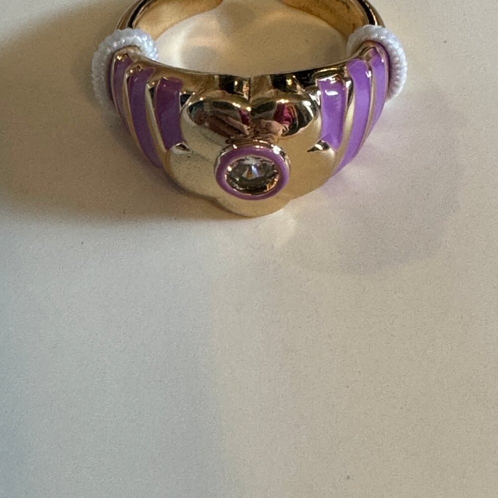 New! Anthropologie | Ettika Purple and Gold Ring